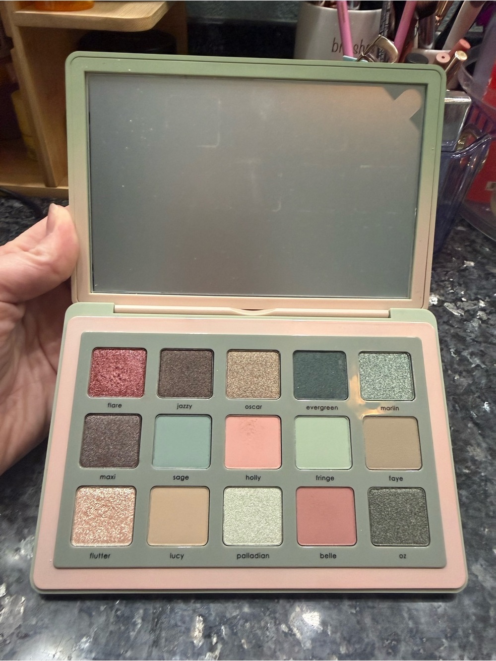 Natasha Denona Retro Glam Eyeshadow Palette 15 Pan Used Once